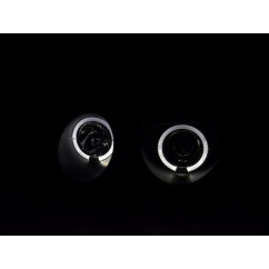 Phare Angel Eye Mercedes Classe E type W210 99-01 noir 