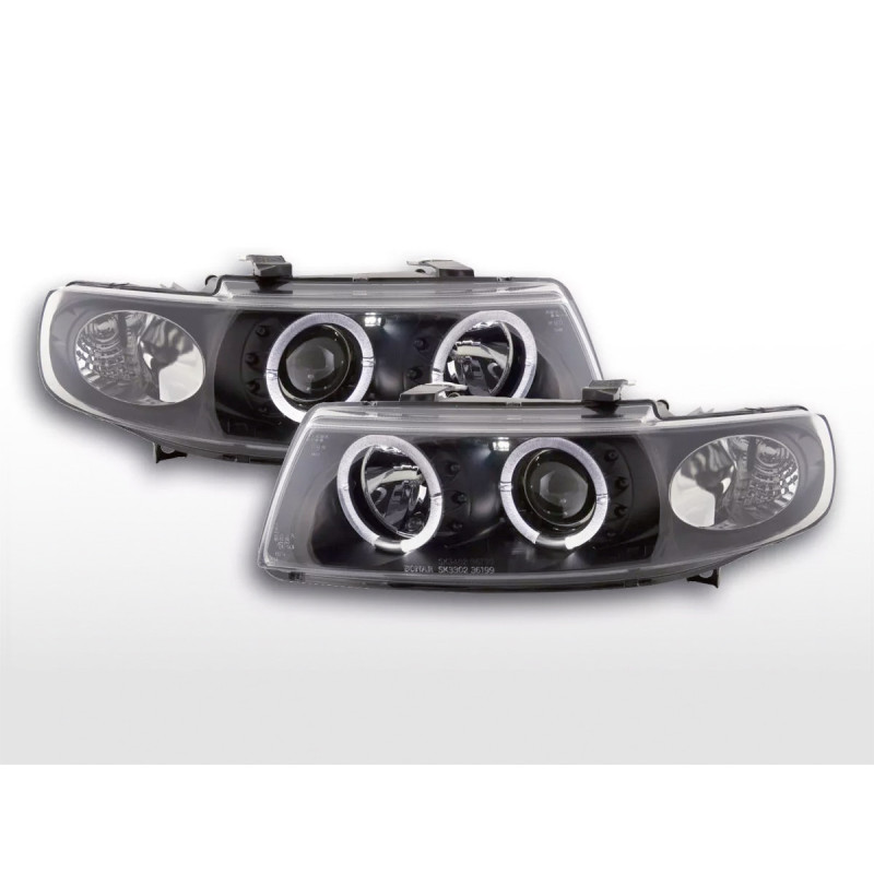 Jeu de phares Seat Leon / Toledo type 1M 97-05 noir