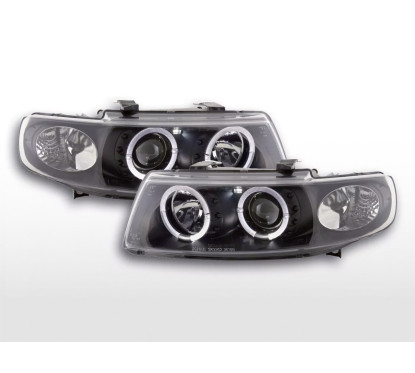 Jeu de phares Seat Leon / Toledo type 1M 97-05 noir
