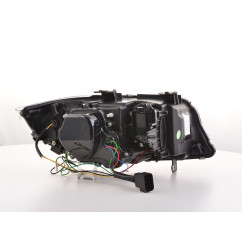 Phare Daylight LED DRL look BMW Série 3 E90 / E91 05-08 noir 