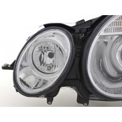 Phares pour Mercedes Classe E type W211 02-06 chrome 