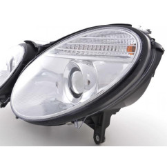 Phares pour Mercedes Classe E type W211 02-06 chrome 