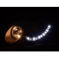 Phare Daylight LED DRL look Mercedes CLK type W209 04-09 noir