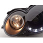 Phare Daylight LED DRL look Mercedes CLK type W209 04-09 noir