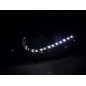 Phare Daylight LED DRL look Fiat Bravo type 198 07- noir