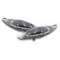 Phare Daylight LED DRL look Ford Fiesta 08-12 noir