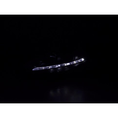 Phare Daylight LED DRL look Ford Fiesta 08-12 noir 