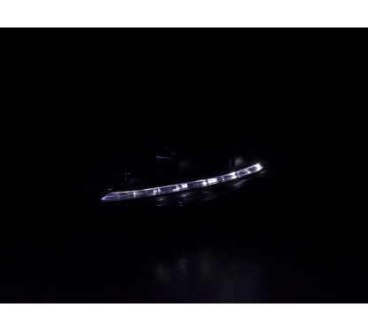 Phare Daylight LED DRL look Ford Fiesta 08-12 noir