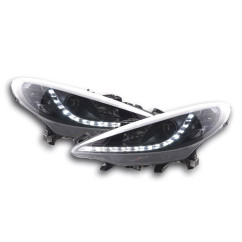 Phare Daylight LED feux de jour Peugeot 207 06- noir 