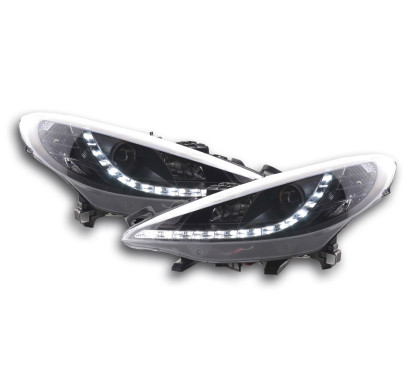 Phare Daylight LED feux de jour Peugeot 207 06- noir