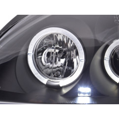 Phares pour Renault Clio 2 3/4/5 portes 01-04 noir 