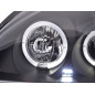 Phares pour Renault Clio 2 3/4/5 portes 01-04 noir