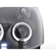 Phares pour Renault Clio 2 3/4/5 portes 01-04 noir 