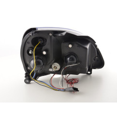 Phares pour Renault Clio 2 3/4/5 portes 01-04 noir 