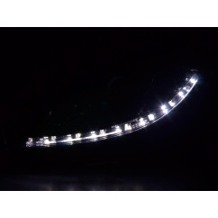 Phare Daylight LED DRL look Seat Leon 1P 09- noir 