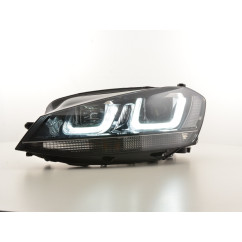 Phare Daylight LED feux de jour VW Golf 7 à partir de 2012 noir / noir 