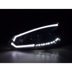 Phare Daylight LED feux de jour VW Golf 6 08-12 noir 
