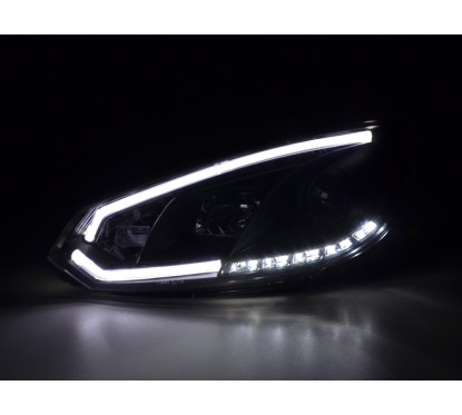 Phare Daylight LED feux de jour VW Golf 6 08-12 noir
