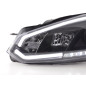 Phare Daylight LED feux de jour VW Golf 6 08-12 noir