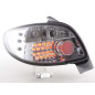 Kit feux arrières à LED Peugeot 206 3/5 porte. sans cabriolet 98-05 chromé