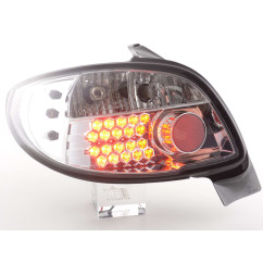 Kit feux arrières à LED Peugeot 206 3/5 porte. sans cabriolet 98-05 chromé 