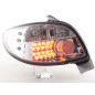 Kit feux arrières à LED Peugeot 206 3/5 porte. sans cabriolet 98-05 chromé