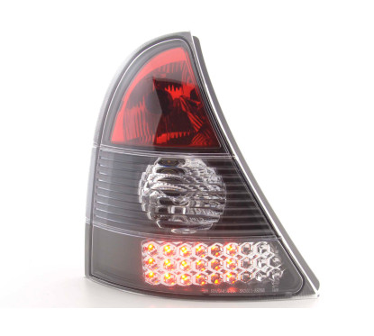 Kit feux arrières LED Renault Clio type B 01-04 noir 