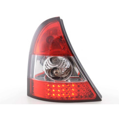 Kit feux arrières LED Renault Clio type B 01-04 clair / rouge