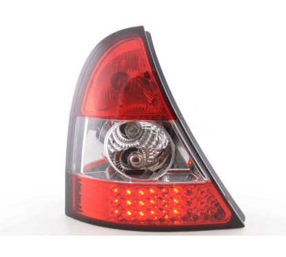 Kit feux arrières LED Renault Clio type B 01-04 clair / rouge