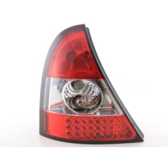 Kit feux arrières LED Renault Clio type B 01-04 clair / rouge 