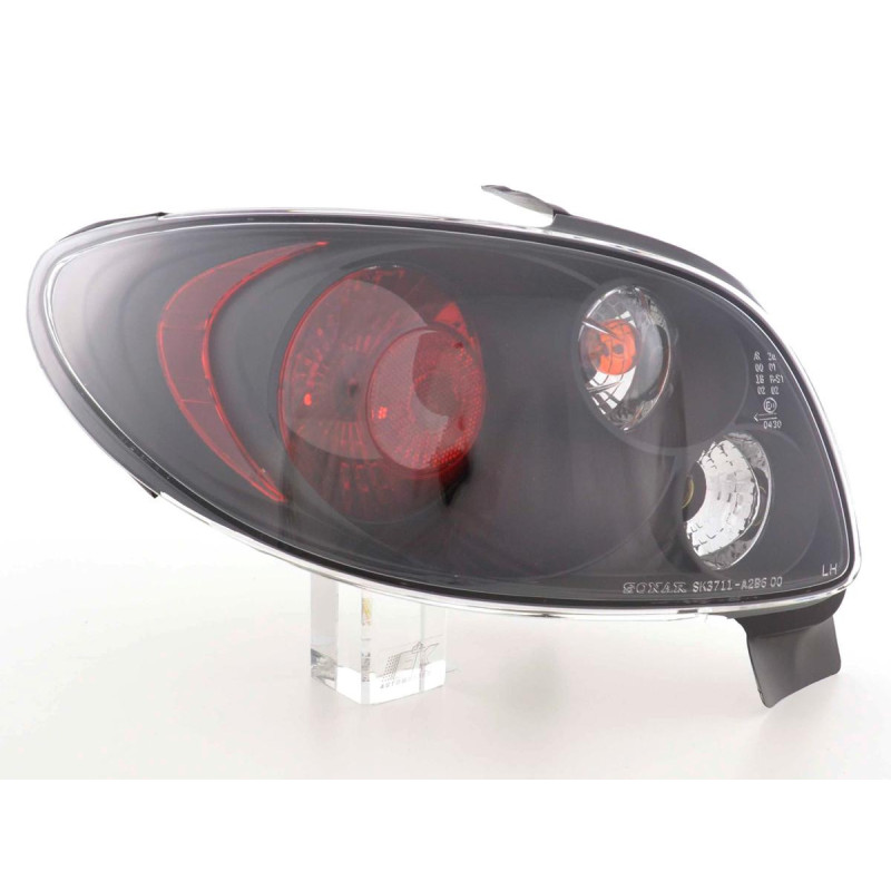 Kit feux arrières Peugeot 206 98 - noir Kit feux arrières Peugeot 206 98 - noir