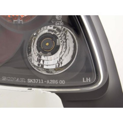 Kit feux arrières Peugeot 206 98 - noir 