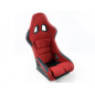 Sièges sport FK Sièges baquets complets pour voiture Set Edition 2 tissu rouge