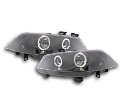 Jeu de phares Renault Megane 2 3/5 portes. 03-06 noir 
