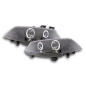 Jeu de phares Renault Megane 2 3/5 portes. 03-06 noir