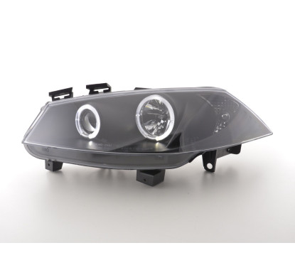 Jeu de phares Renault Megane 2 3/5 portes. 03-06 noir