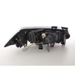 Jeu de phares Renault Megane 2 3/5 portes. 03-06 noir 