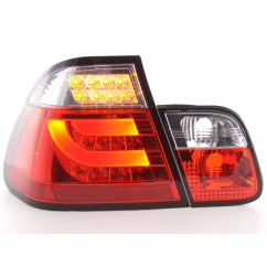Kit feux arrières LED BMW Série 3 E46 Limo 02-05 rouge / clair 