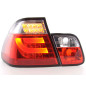 Kit feux arrières LED BMW Série 3 E46 Limo 02-05 rouge / clair