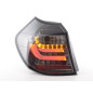 Jeu de feux arrière à LED BMW Série 1 E87 / E81 3/5 portes. 07-11 noir