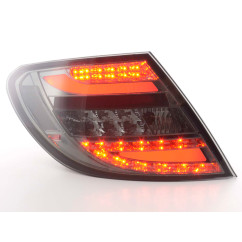 Kit feux arrière LED Mercedes Classe C type W204 07-11 noir 