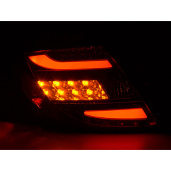 Kit feux arrière LED Mercedes Classe C type W204 07-11 noir 