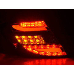 Kit feux arrière LED Mercedes Classe C type W204 07-11 noir 