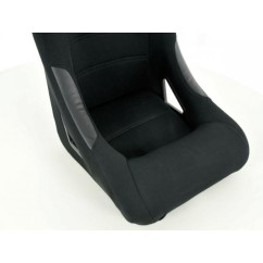 Sièges sport FK Sièges baquets complets pour voiture Set Edition 4 tissu noir 
