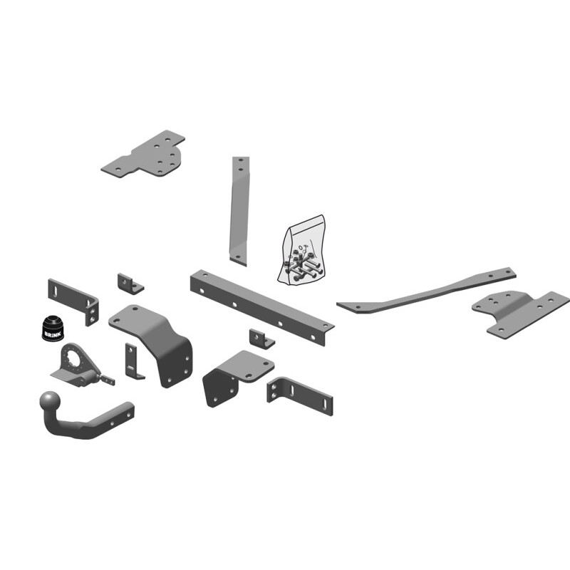 Attelage à rotule démontable avec outil (RDAO) VOLVO V50 R-Design (545) Break 2003-2012(12-2003- 12-2012)