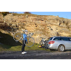 Witter ZX202EU Porte-vélos fixé sur un attelage (2 vélos)TowCar 